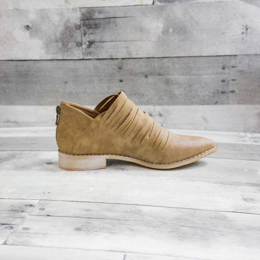 Mi.iM Free Soul Shredded Ankle Bootie Shoes Flats - Picture 7 of 7